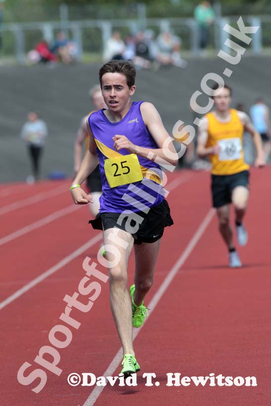 800 metres at the Annual Inter-Counties Schools, Cleveland v Cumbria v Durham v Northumberland at Claireville Stadium, Middlesbrough